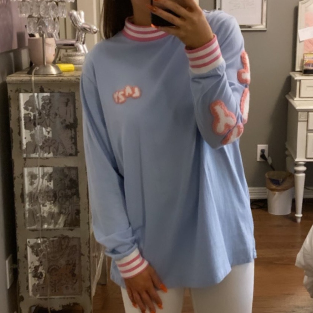 Lazy Oaf Letters Long Sleeve Sweater